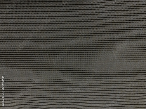 Brown cotton fabric texture background. stripe lines pattern.