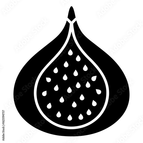 vector illustration of a red apple