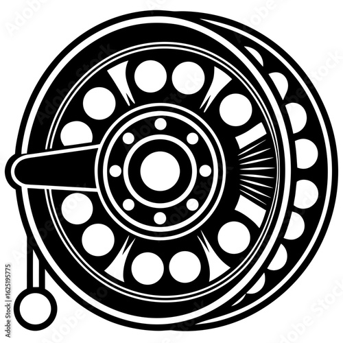 black and white gears