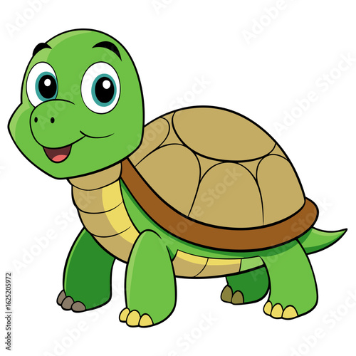 turtle, cartoon, animal, reptile, tortoise, illustration, vector, shell, nature, drawing, fun, sea, wildlife, funny, green, character, smile, cute, happy, art, cheerful, zoo, animals, snake, amphibian