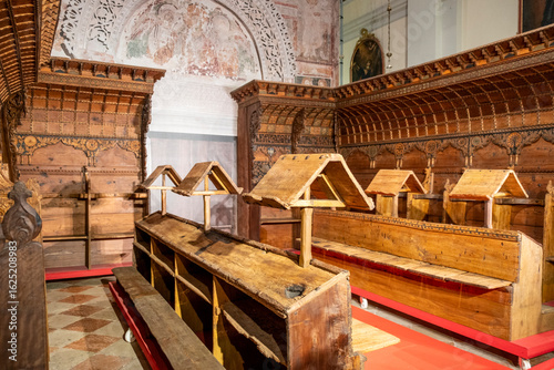 Monastery of Santa Maria in Valle, also known as Tempietto longobardo. Cividale del Friuli, Friuli Venezia Giulia, Italy, Europe.