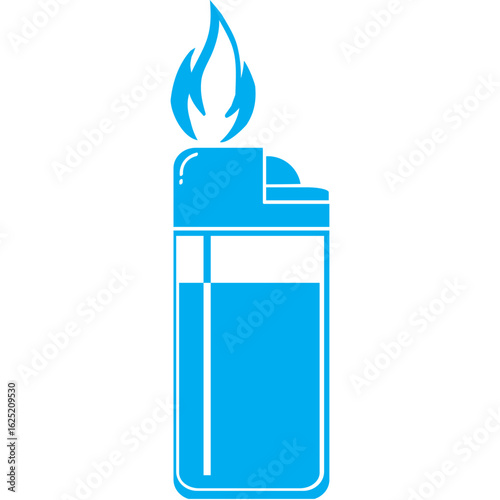 gas lighter vector illustration