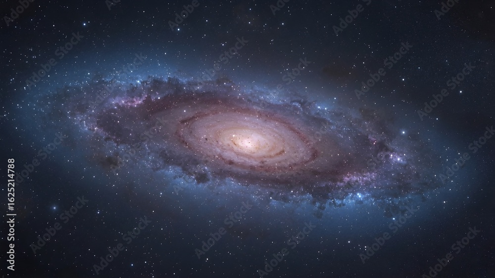 Naklejka premium space galaxy in space