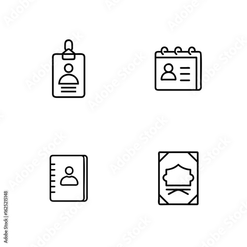 Collection of Professional Business and Personal Management Icons for Organization
