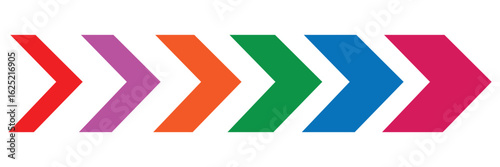 Dynamic Speed Arrow Vector Icon Set – Directional Navigation, Chevron Motion and Road Sign Symbols
