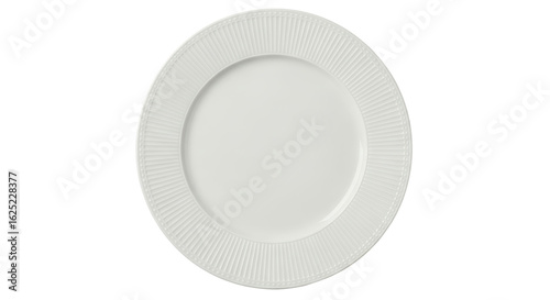 Isolated white plate