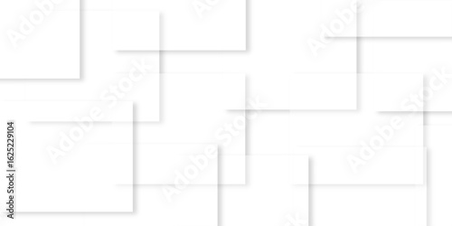 white background with faint geometric lines featuring intersecting patterns. white and grey glossy squares, abstract tech banner design. Graphic design element stripes concept for web, flyer.