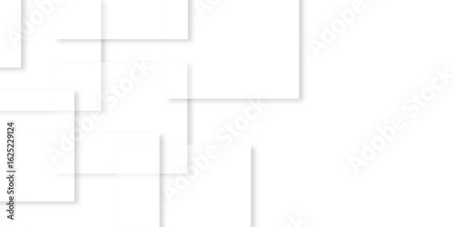 white background with faint geometric lines featuring intersecting patterns. white and grey glossy squares, abstract tech banner design. Graphic design element stripes concept for web, flyer.