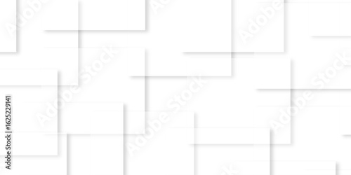 white background with faint geometric lines featuring intersecting patterns. white and grey glossy squares, abstract tech banner design. Graphic design element stripes concept for web, flyer.