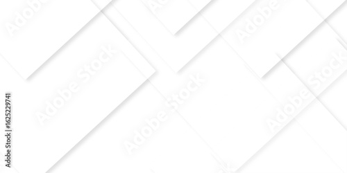 white background with faint geometric lines featuring intersecting patterns. white and grey glossy squares, abstract tech banner design. Graphic design element stripes concept for web, flyer.