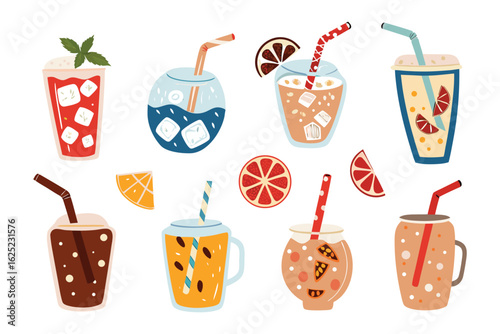 Summer Coolers Assortment: A vibrant assortment of refreshing summer coolers, each bursting with flavor and charm. From fruity concoctions to classic mixes.
