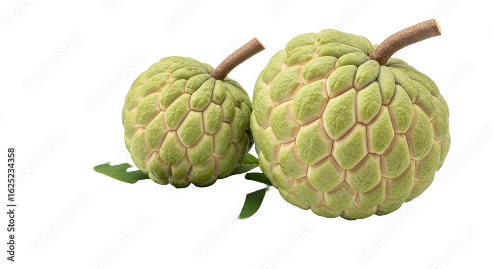 Fototapeta premium Isolated Custard Apples