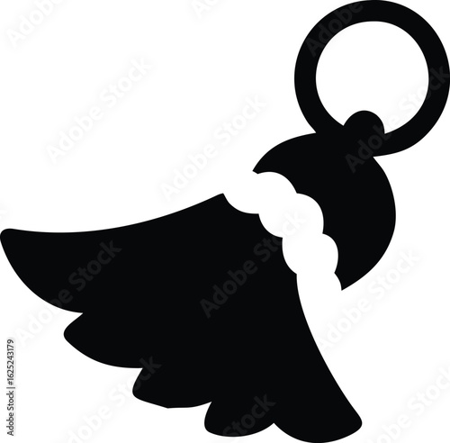 vector silhouette of a bird
