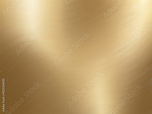Elegant brushed gold texture with a shiny metallic finish ai