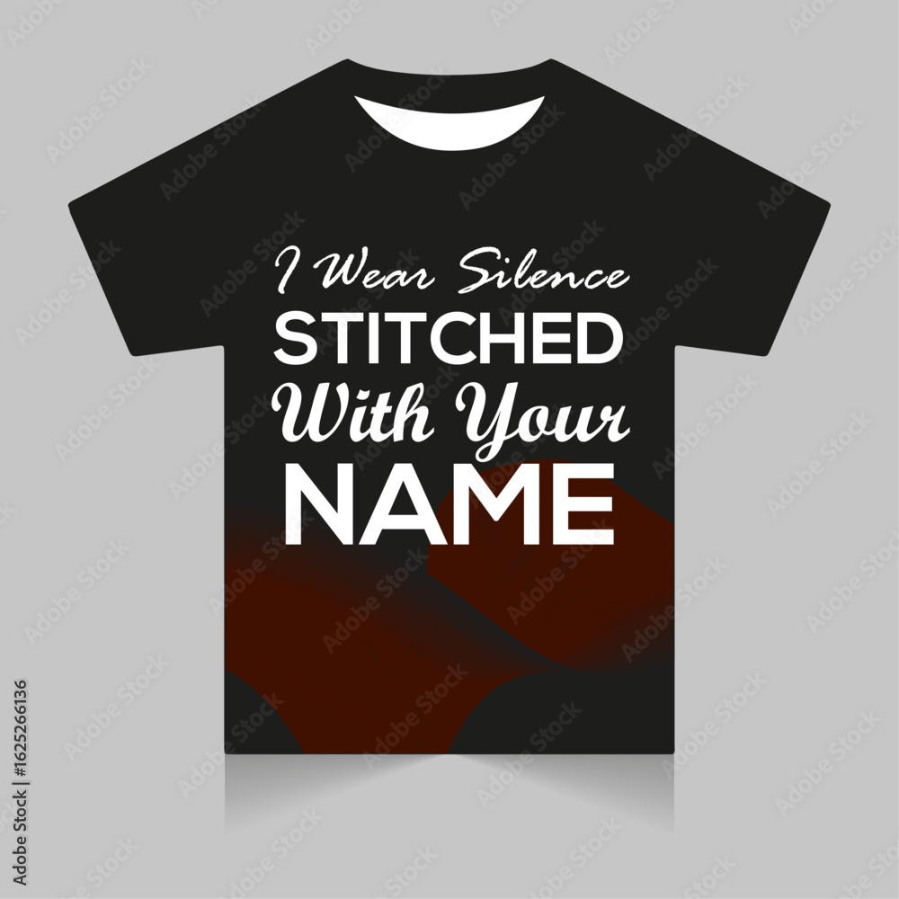 Fototapeta premium front t-shirt vector design template 