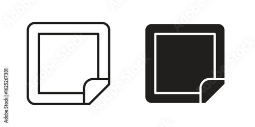 Nicotine patch icon vector design element logo template