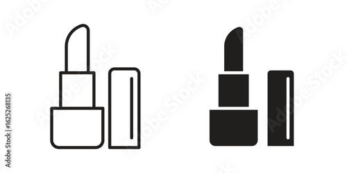 Lip balm icon vector design element logo template