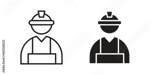Labour icon vector design element logo template