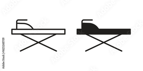 Ironing board icon vector design element logo template