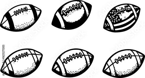 football, American football, Man Vector Bundle