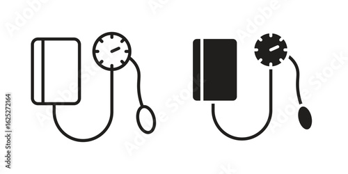 Blood pressure meter icon