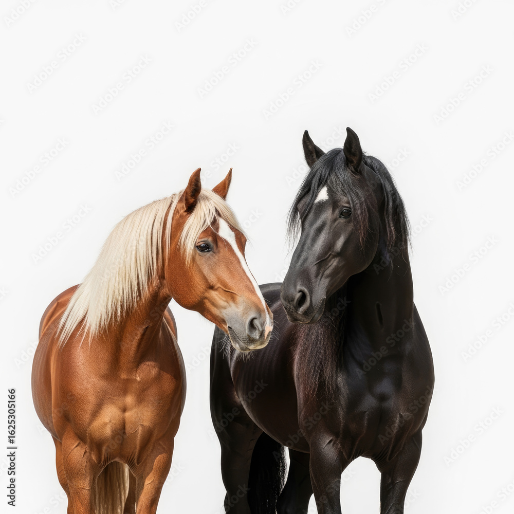 horse and foal horse and foal