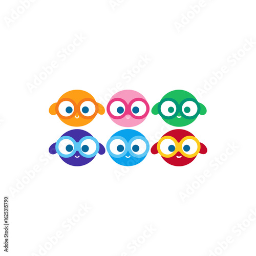  different swimming goggle set  