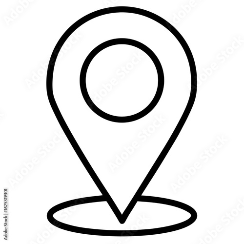 vector map pointer icon