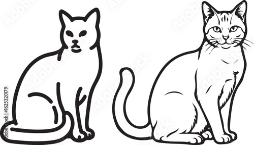 sitting_cat_minimalist_vector