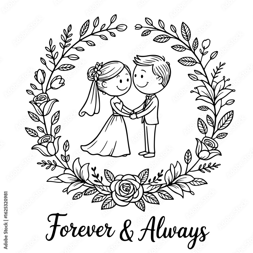 Couple With Pet Dog Couple With Pet Cat Couple With Bouquet Vector Graphics
