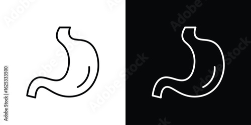 Stomach icon symbol template for graphic and web design collection logo vector illustration