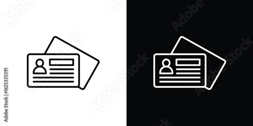 Personal documents icon symbol template for graphic and web design collection logo vector illustration