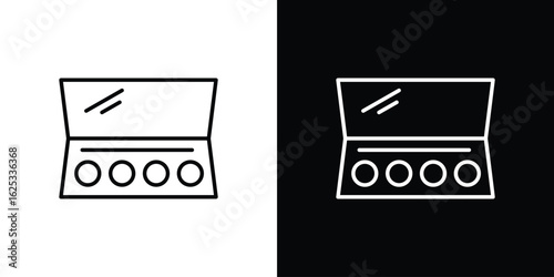 Makeup palette icon symbol template for graphic and web design collection logo vector illustration