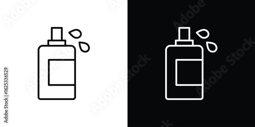 Liquid soap bottle icon symbol template for graphic and web design collection logo vector illustration
