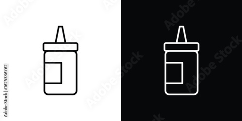 Ketchup icon symbol template for graphic and web design collection logo vector illustration