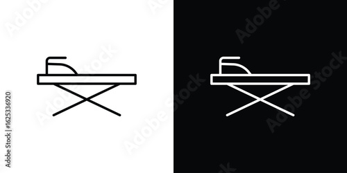 Ironing board icon symbol template for graphic and web design collection logo vector illustration
