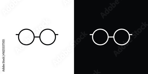 Glasses icon symbol template for graphic and web design collection logo vector illustration