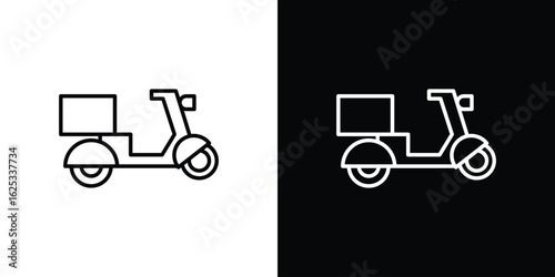 Food delivery icon sign symbol and flat style for app, web and digital design.