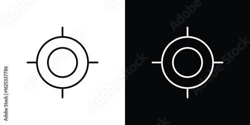 Focusing icon symbol template for graphic and web design collection logo vector illustration