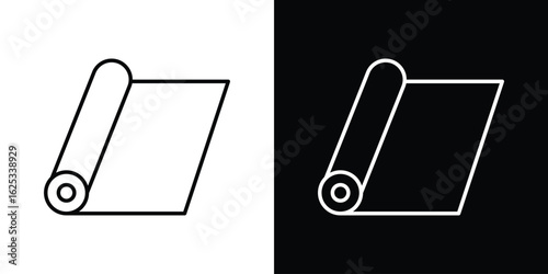 Construction film roll icon symbol template for graphic and web design collection logo vector illustration