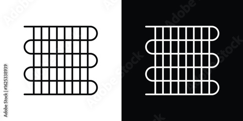 Condenser coil icon symbol template for graphic and web design collection logo vector illustration