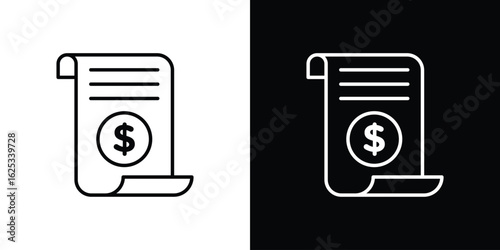 Billing icon symbol template for graphic and web design collection logo vector illustration