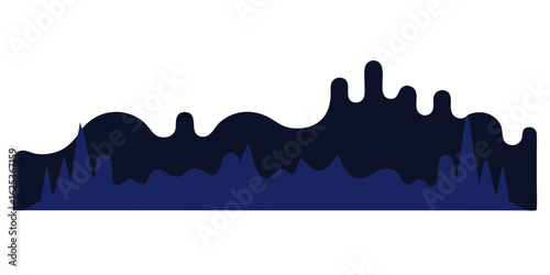 abstract blue background with a drop