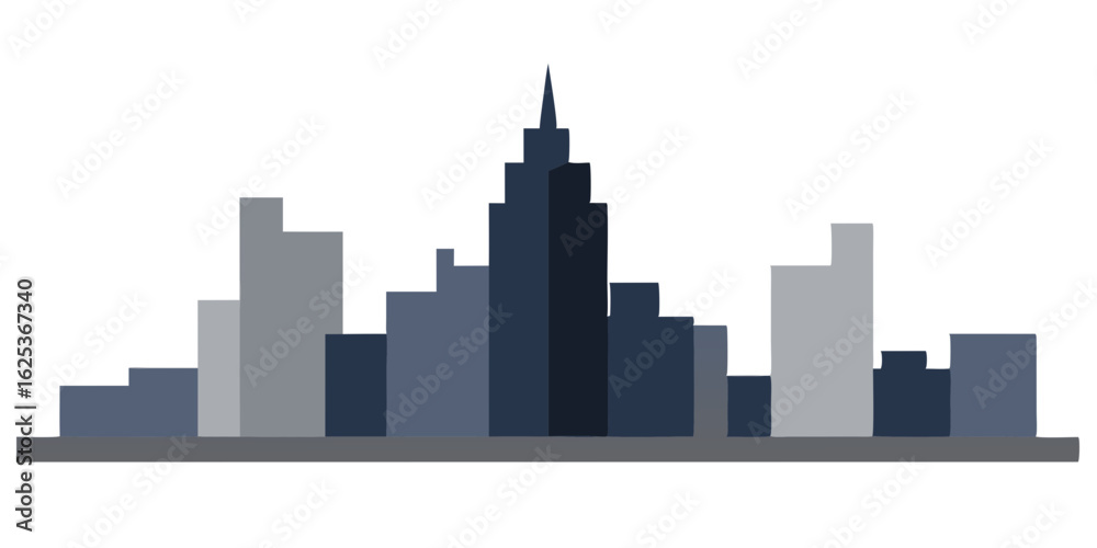Obraz premium city skyline vector