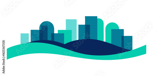 city skyline vector illustration