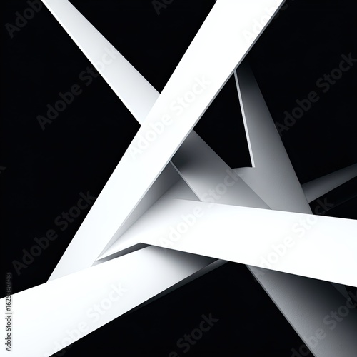 Abstract Geometric Shapes Design