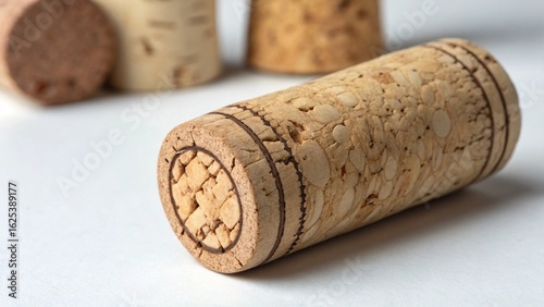 close up of wine corks