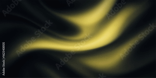 Abstract golden vector background with flowing silk waves and smooth texture design