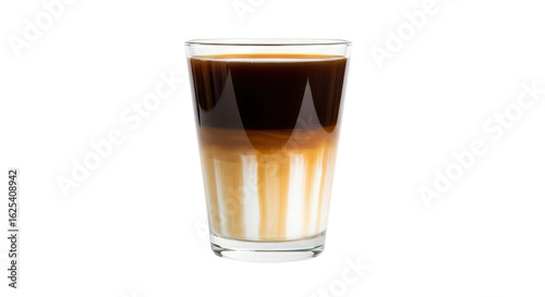 Quadro su tela Isolated Layered Coffee Drink