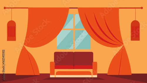 window with curtains